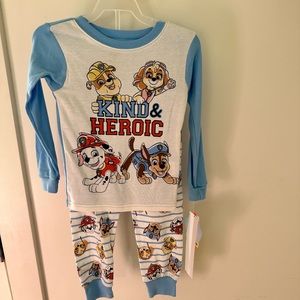 NWT paw patrol boy pajama set